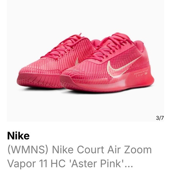 Women’s Nike Zoom Vapor 11 HC Size 9 Tennis Shoes - Picture 11 of 13